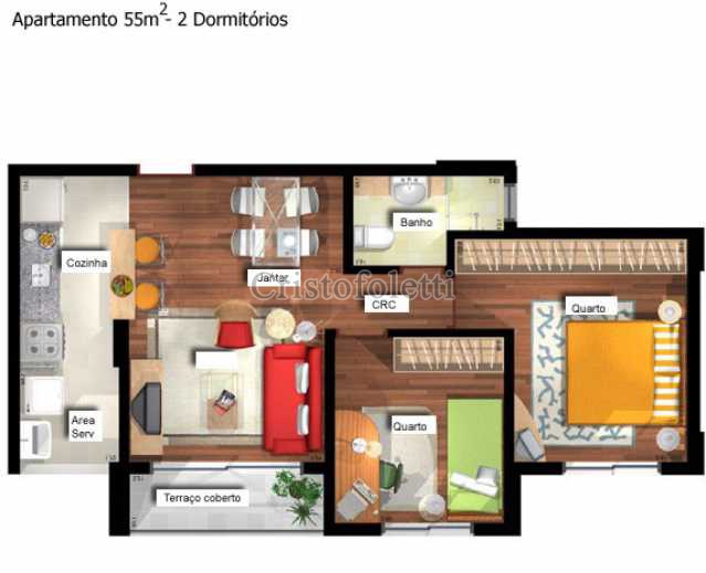 Conheça 55m2 do empreendimento - Fachada - East Side Condominium Club - 20 - 2 55m2 - 2