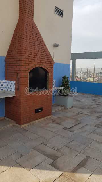 Conheça Churrasqueira superior do empreendimento - Fachada - Condomínio Edifício Alessandra - 66 - 8 Churrasqueira superior - 8