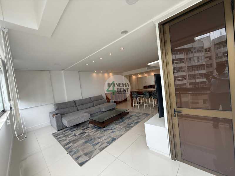 Conheça 04. do imóvel - Apartamento mobiliado com vista para o mar na Barra da Tijuca - IP2116 - 4 04. - 4