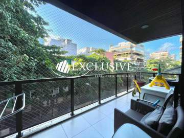 Apartamento à venda Avenida General San Martin, Leblon, Rio de Janeiro - R$ 4.850.000 - SL40287