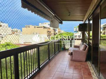 Apartamento à venda Rua Rita Ludolf, Leblon, Rio de Janeiro - R$ 6.300.000 - SL40305
