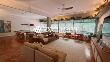 Apartamento à venda Avenida Bartolomeu Mitre, Leblon, Rio de Janeiro - R$ 7.500.000 - SLI40432