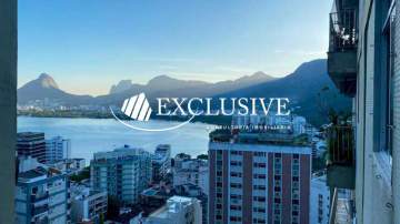 Apartamento à venda Rua Baronesa de Poconé, Lagoa, Rio de Janeiro - R$ 2.330.000 - SL40480