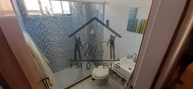 Conheça BANHEIRO do imóvel - Apartamento 3 quartos à venda Del Castilho, Rio de Janeiro - R$ 235.000 - MSAP30146 - 17 BANHEIRO - 17