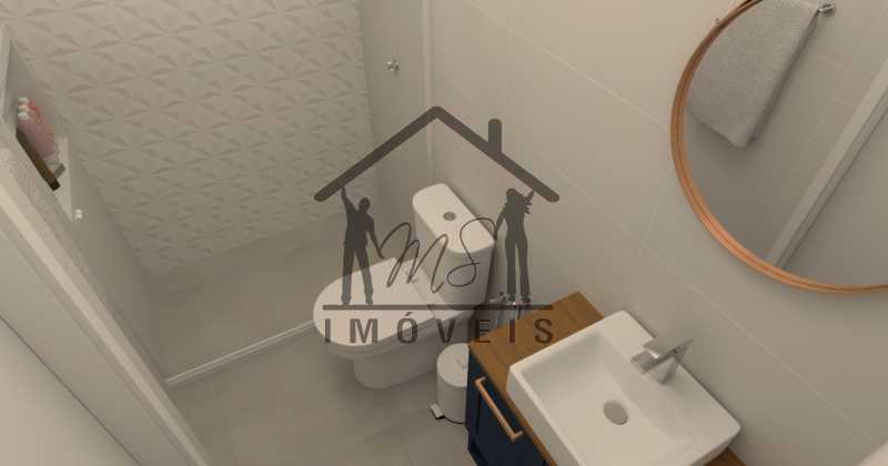 Conheça 9 do imóvel - Casa de Vila 2 quartos à venda Botafogo, Rio de Janeiro - R$ 639.000 - MSCV20062 - 9 9 - 9