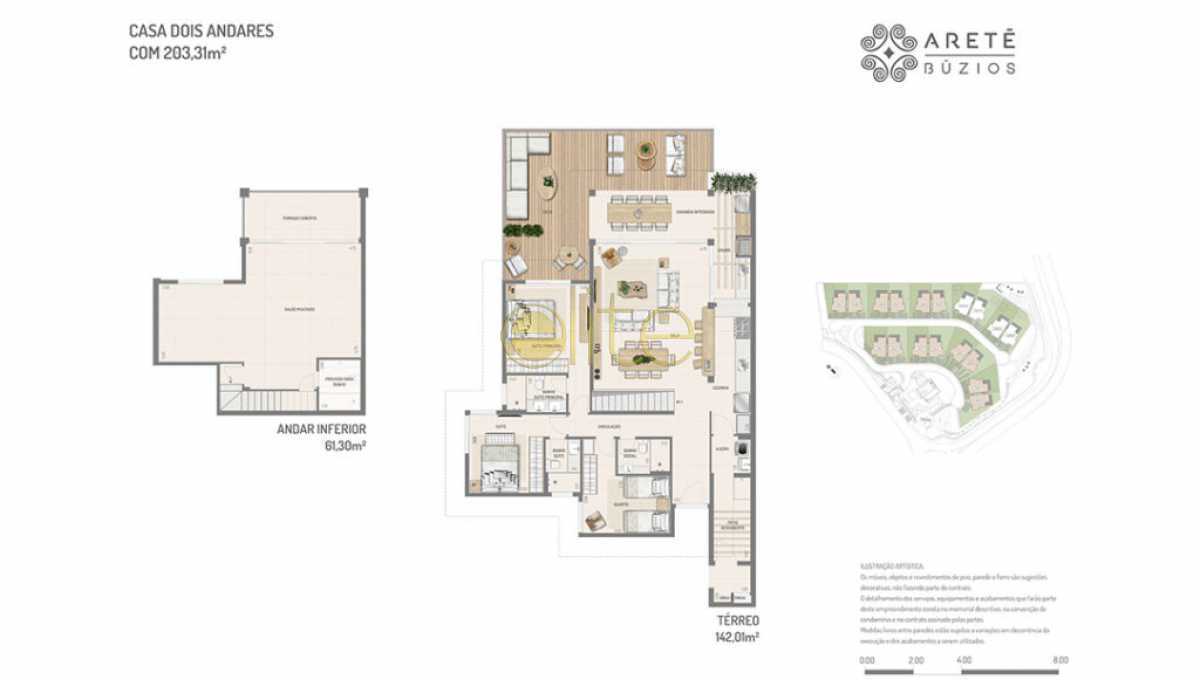 Conheça do imóvel - Casa em Condomínio 3 quartos à venda Manguinhos, Armação dos Búzios - R$ 2.950.000 - EBCN30039 - 1 - 1