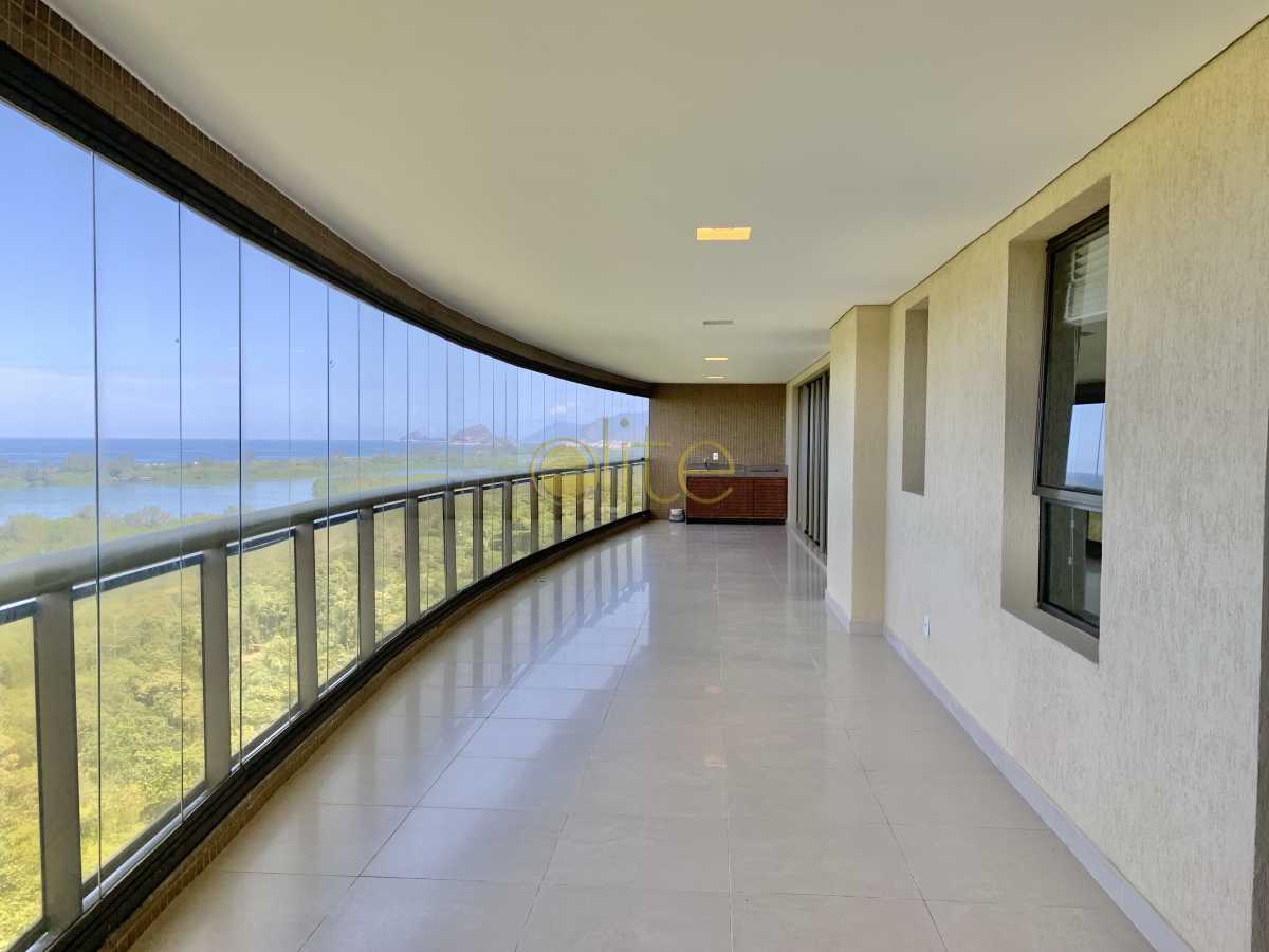 Conheça Varanda 1 do imóvel - Apartamento 4 quartos para alugar Condomínio Itauna Gold - Barra da Tijuca, Barra da Tijuca,Rio de Janeiro - R$ 18.000 - EBAP40238 - 6 Varanda 1 - 6