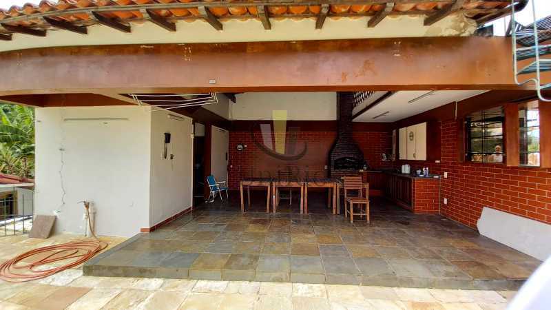 Conheça Churrasqueira do imóvel - Casa em Condomínio 3 quartos à venda Freguesia (Jacarepaguá), Rio de Janeiro - R$ 1.470.000 - FRCN30071 - 7 Churrasqueira - 7