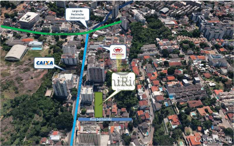 Conheça Mapa 1 do imóvel - Terreno Multifamiliar à venda Pechincha, Rio de Janeiro - R$ 990.000 - FRMF00004 - 8 Mapa 1 - 8