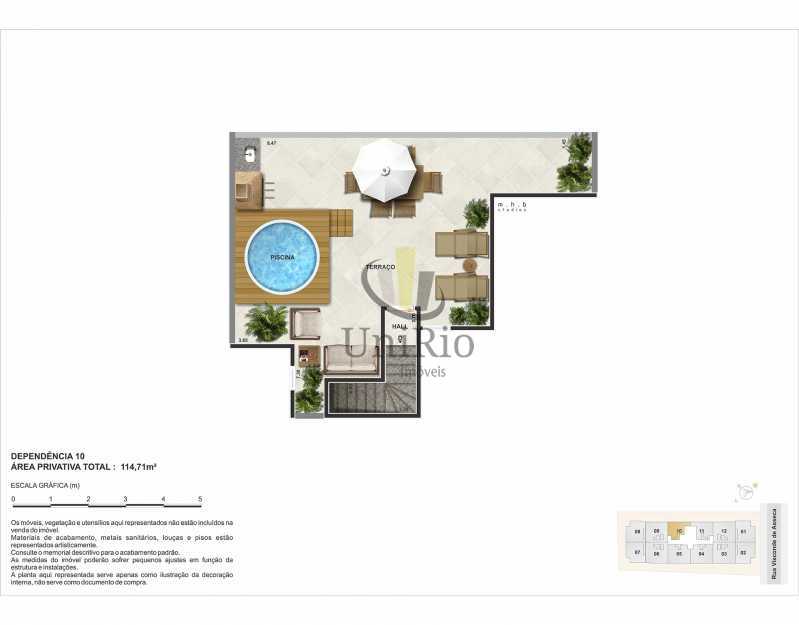 Conheça terraço 610 do imóvel - Cobertura 2 quartos à venda Taquara, Rio de Janeiro - R$ 580.000 - FRCO20038 - 5 terraço 610 - 5