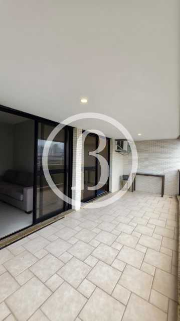Conheça VARANDA DE OUTRO ÂNGULO do imóvel - Apartamento 3 quartos à venda Barra da Tijuca, Rio de Janeiro - R$ 2.800.000 - BFAP30403 - 4 VARANDA DE OUTRO ÂNGULO - 4