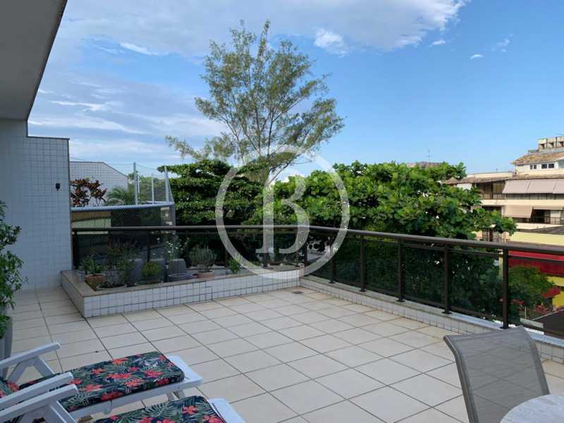 Conheça VARANDA do imóvel - Cobertura 3 quartos à venda Recreio dos Bandeirantes, Rio de Janeiro - R$ 1.219.000 - BFCO30088 - 2 VARANDA - 2