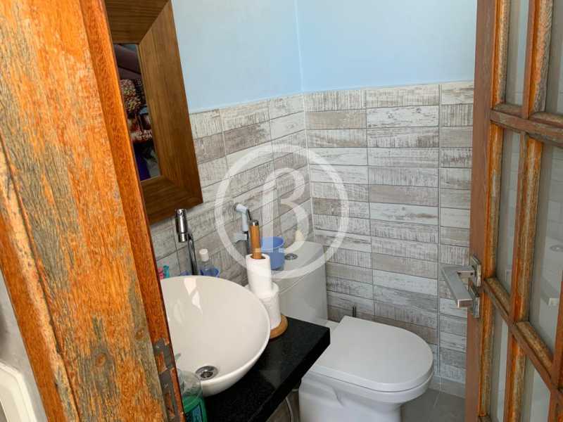 Conheça LAVABO do imóvel - Cobertura 3 quartos à venda Recreio dos Bandeirantes, Rio de Janeiro - R$ 1.219.000 - BFCO30088 - 18 LAVABO - 18