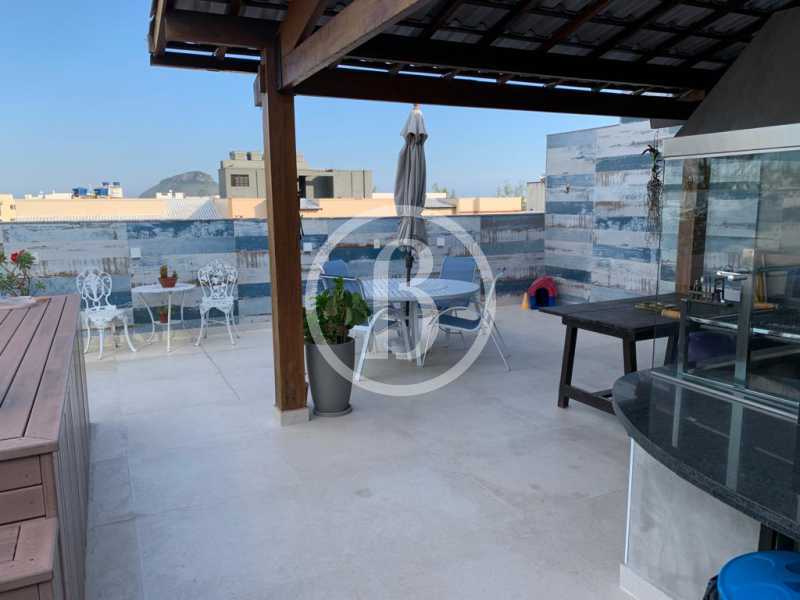 Conheça TERRAÇO OUTRO ÂNGULO do imóvel - Cobertura 3 quartos à venda Recreio dos Bandeirantes, Rio de Janeiro - R$ 1.219.000 - BFCO30088 - 21 TERRAÇO OUTRO ÂNGULO - 21