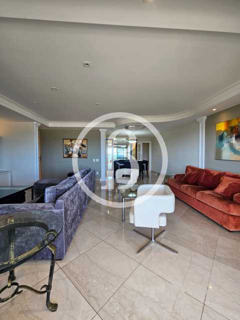 Conheça SALA do imóvel - Apartamento 4 quartos à venda Barra da Tijuca, Rio de Janeiro - R$ 4.200.000 - BFAP40300 - 8 SALA - 8
