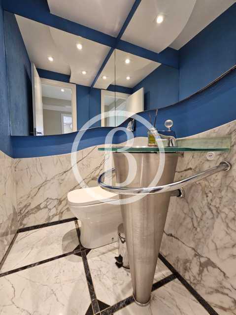 Conheça LAVABO do imóvel - Apartamento 4 quartos à venda Barra da Tijuca, Rio de Janeiro - R$ 4.200.000 - BFAP40300 - 12 LAVABO - 12