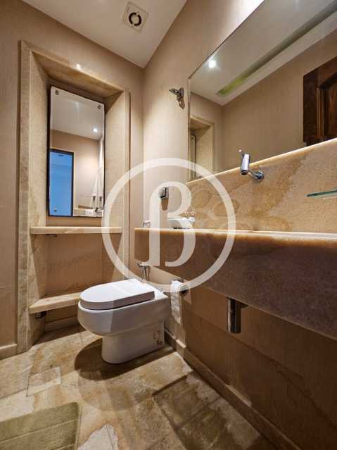 Conheça LAVABO do imóvel - Apartamento 4 quartos à venda Barra da Tijuca, Rio de Janeiro - R$ 3.500.000 - BFAP40301 - 10 LAVABO - 10
