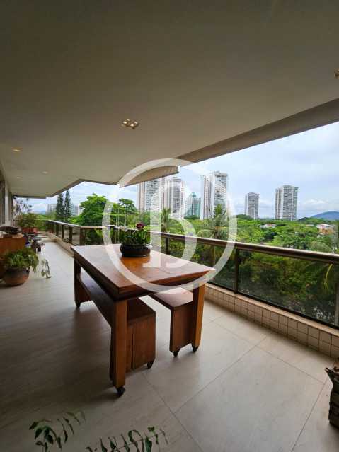 Conheça VARANDA do imóvel - Apartamento 4 quartos à venda Barra da Tijuca, Rio de Janeiro - R$ 3.700.000 - BFAP40305 - 4 VARANDA - 4