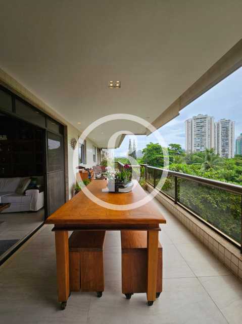 Conheça VARANDA OUTRO ANGULO do imóvel - Apartamento 4 quartos à venda Barra da Tijuca, Rio de Janeiro - R$ 3.700.000 - BFAP40305 - 5 VARANDA OUTRO ANGULO - 5