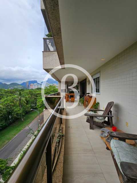 Conheça VARANDA OUTRO ANGULO do imóvel - Apartamento 4 quartos à venda Barra da Tijuca, Rio de Janeiro - R$ 3.700.000 - BFAP40305 - 7 VARANDA OUTRO ANGULO - 7
