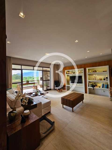 Conheça SALA OUTRO ANGULO do imóvel - Apartamento 4 quartos à venda Barra da Tijuca, Rio de Janeiro - R$ 3.700.000 - BFAP40305 - 9 SALA OUTRO ANGULO - 9