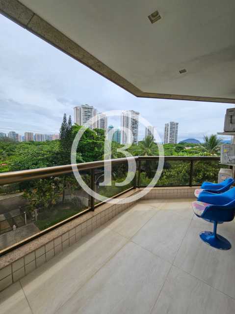 Conheça VISTA VARANDA do imóvel - Apartamento 4 quartos à venda Barra da Tijuca, Rio de Janeiro - R$ 3.700.000 - BFAP40305 - 3 VISTA VARANDA - 3