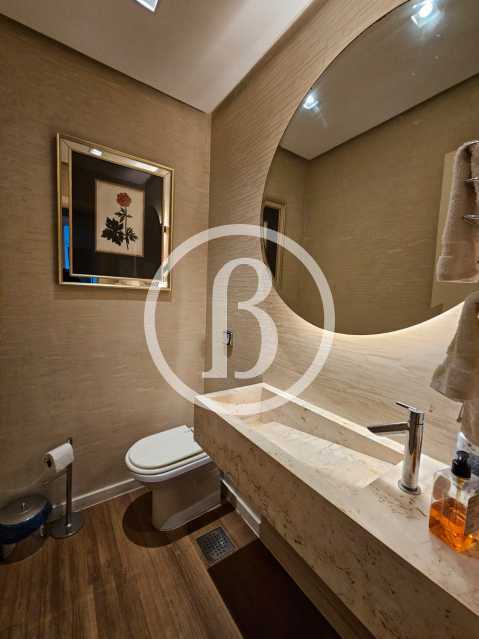 Conheça LAVABO do imóvel - Apartamento 3 quartos à venda Barra da Tijuca, Rio de Janeiro - R$ 3.500.000 - BFAP30519 - 24 LAVABO - 24