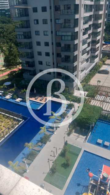 Conheça VISTA PISCINA do imóvel - Apartamento 2 quartos à venda Barra da Tijuca, Rio de Janeiro - R$ 1.680.000 - BFAP20474 - 1 VISTA PISCINA - 1