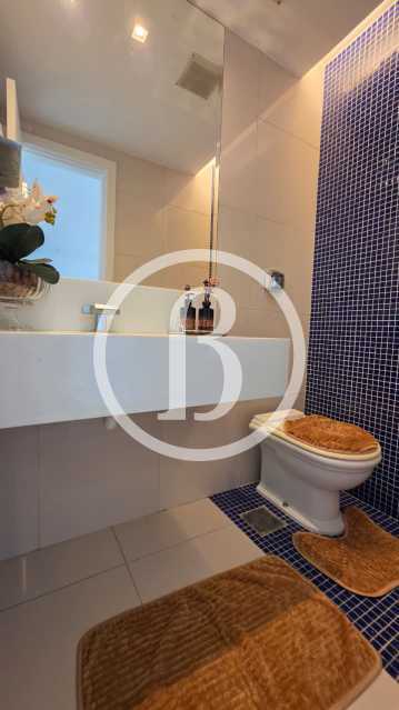 Conheça LAVABO do imóvel - Cobertura 4 quartos à venda Barra da Tijuca, Rio de Janeiro - R$ 5.700.000 - BFCO40092 - 9 LAVABO - 9