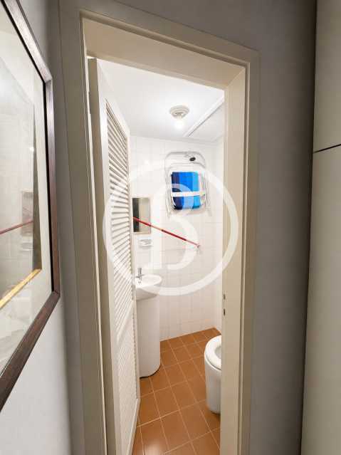 Conheça BANHEIRO DE SERVIÇO do imóvel - Apartamento 2 quartos à venda Barra da Tijuca, Rio de Janeiro - R$ 1.450.000 - BFAP20488 - 17 BANHEIRO DE SERVIÇO - 17