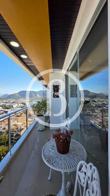 Conheça VARANDA OUTRO ÂNGULO do imóvel - Cobertura 2 quartos à venda Barra da Tijuca, Rio de Janeiro - R$ 2.600.000 - BFCO20061 - 6 VARANDA OUTRO ÂNGULO - 6