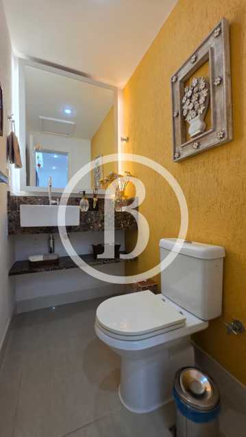 Conheça LAVABO do imóvel - Cobertura 2 quartos à venda Barra da Tijuca, Rio de Janeiro - R$ 2.600.000 - BFCO20061 - 21 LAVABO - 21
