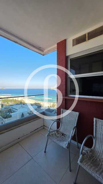 Conheça VARANDA OUTRO ÂNGULO do imóvel - Apartamento 1 quarto à venda Barra da Tijuca, Rio de Janeiro - R$ 1.500.000 - BFAP10275 - 5 VARANDA OUTRO ÂNGULO - 5