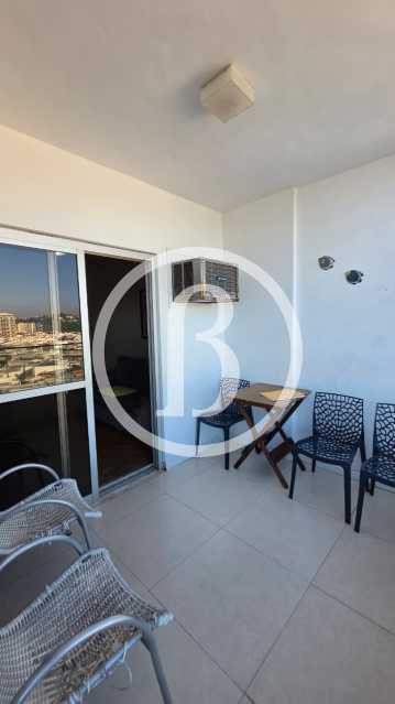 Conheça VARANDA OUTRO ÂNGULO do imóvel - Apartamento 1 quarto à venda Barra da Tijuca, Rio de Janeiro - R$ 1.500.000 - BFAP10275 - 6 VARANDA OUTRO ÂNGULO - 6