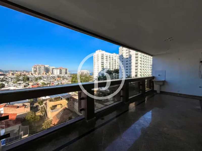 Conheça VARANDA do imóvel - Apartamento 1 quarto para alugar Barra da Tijuca, Rio de Janeiro - R$ 4.190 - BFAP10276 - 10 VARANDA - 10