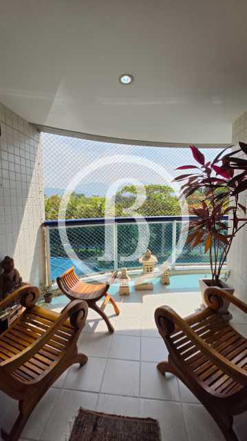Conheça VARANDA do imóvel - Apartamento 3 quartos à venda Barra da Tijuca, Rio de Janeiro - R$ 1.400.000 - BFAP30539 - 1 VARANDA - 1