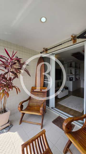 Conheça VARANDA OUTRO ÂNGULO do imóvel - Apartamento 3 quartos à venda Barra da Tijuca, Rio de Janeiro - R$ 1.400.000 - BFAP30539 - 6 VARANDA OUTRO ÂNGULO - 6