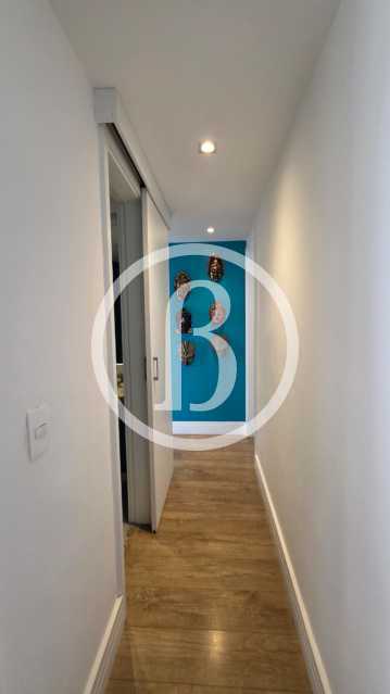 Conheça CORREDOR do imóvel - Apartamento 3 quartos à venda Barra da Tijuca, Rio de Janeiro - R$ 1.400.000 - BFAP30539 - 12 CORREDOR - 12
