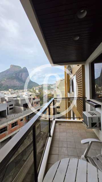 Conheça VARANDA OUTRO ÂNGULO do imóvel - Apartamento 1 quarto à venda Barra da Tijuca, Rio de Janeiro - R$ 1.050.000 - BFAP10278 - 2 VARANDA OUTRO ÂNGULO - 2