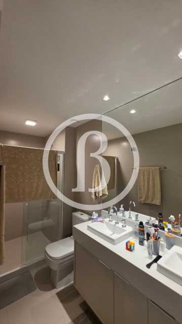 Conheça BANHEIRO SOCIAL do imóvel - Apartamento 4 quartos à venda Barra da Tijuca, Rio de Janeiro - R$ 2.700.000 - BFAP40316 - 14 BANHEIRO SOCIAL - 14
