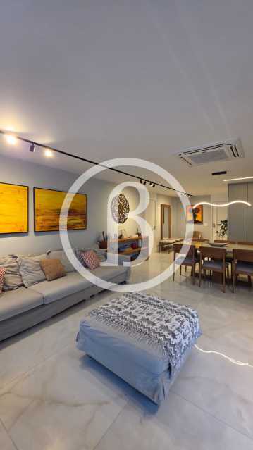 Conheça SALA OUTRO ÂNGULO do imóvel - Apartamento 3 quartos à venda Barra da Tijuca, Rio de Janeiro - R$ 2.500.000 - BFAP30541 - 5 SALA OUTRO ÂNGULO - 5