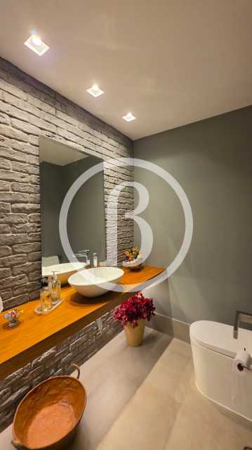 Conheça LAVABO do imóvel - Apartamento 3 quartos à venda Barra da Tijuca, Rio de Janeiro - R$ 2.500.000 - BFAP30541 - 10 LAVABO - 10