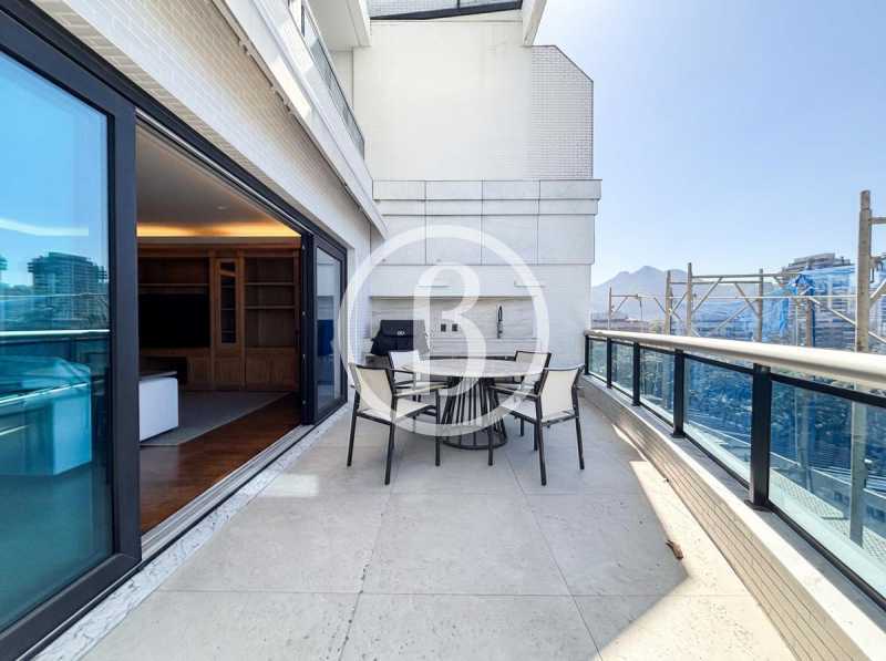 Conheça VARANDA do imóvel - Cobertura 3 quartos à venda Barra da Tijuca, Rio de Janeiro - R$ 6.500.000 - BFCO30109 - 2 VARANDA - 2