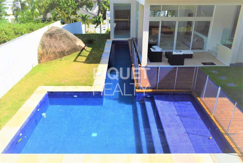 Conheça FACHADA FUNDOS do imóvel - CASA TRIPLEX - RESERVA DO ITANHANGÁ - BARRA - 00100CA - 3 FACHADA FUNDOS - 3