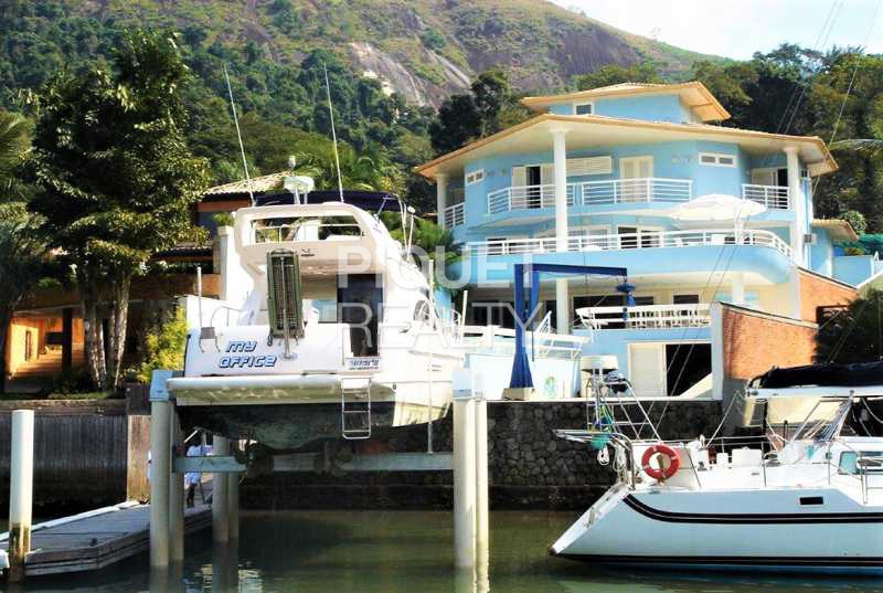 Conheça FACHADA PARA O CANAL do imóvel - Casa em Condomínio 7 quartos à venda Angra dos Reis,RJ Portogalo - R$ 12.000.000 - 00137CA - 1 FACHADA PARA O CANAL - 1