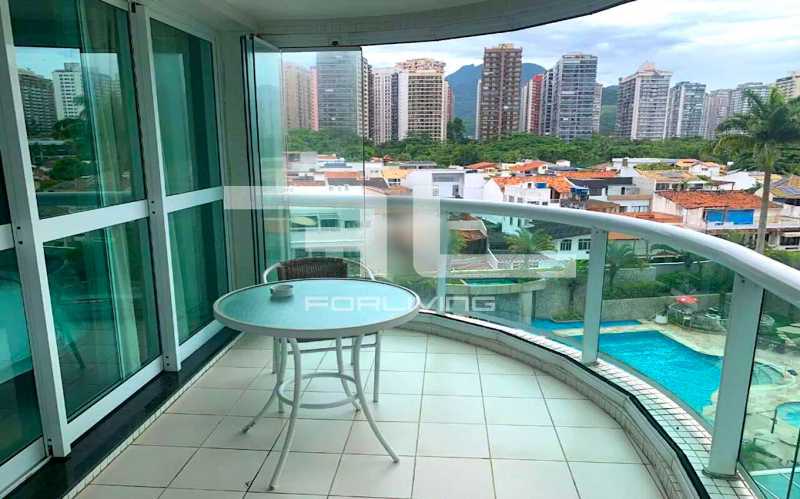 Condomínio Wyndham Rio Barra - Ótima localização - EXCELENTE FLAT NO WYNDHAM SOL DA MANHÃ COM VISTA PARA PEDRA DA GÁVEA. - 01699AP