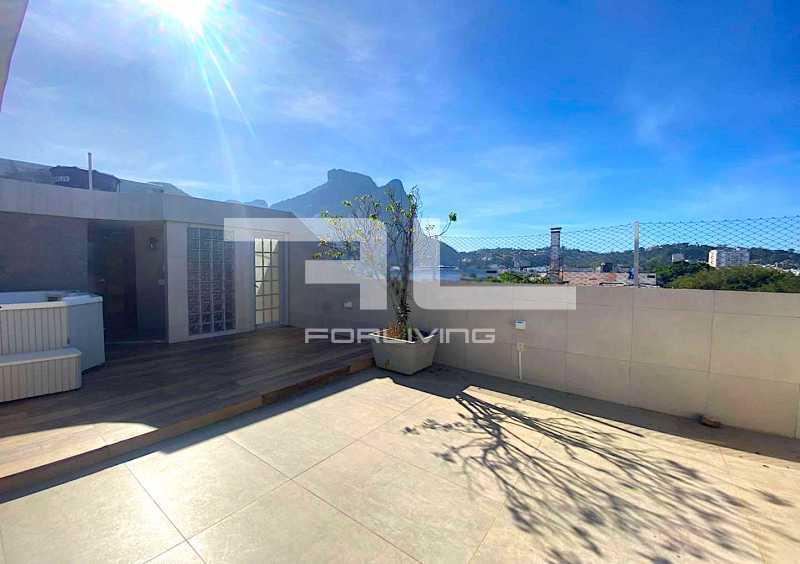Cobertura Duplex de 302m² com Vista Deslumbrante para a Pedra da Gávea. - 01711CO