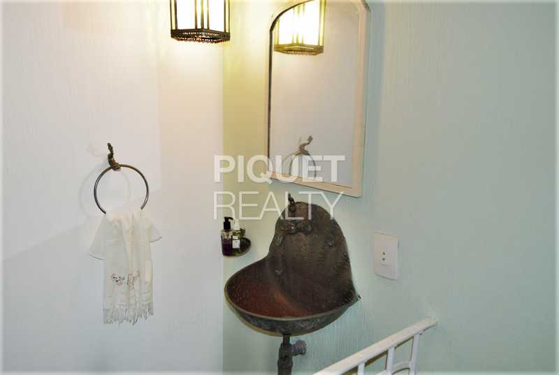 Conheça LAVABO do imóvel - Casa em Condomínio 4 quartos à venda Rio de Janeiro,RJ - R$ 8.990.000 - 00215CA - 23 LAVABO - 23