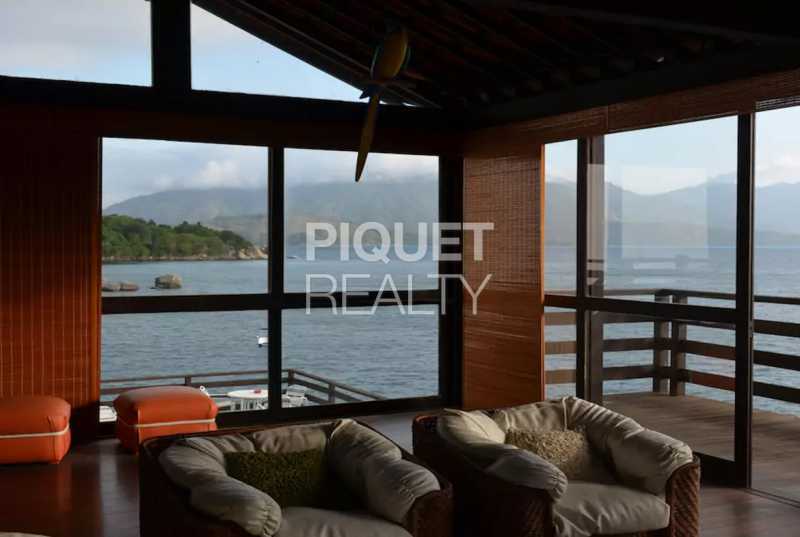 Conheça SALA COM VISTA do imóvel - CASA BEIRA MAR - PRAIA DAS ARARAS - ANGRA DOS REIS - 00118CA - 13 SALA COM VISTA - 13