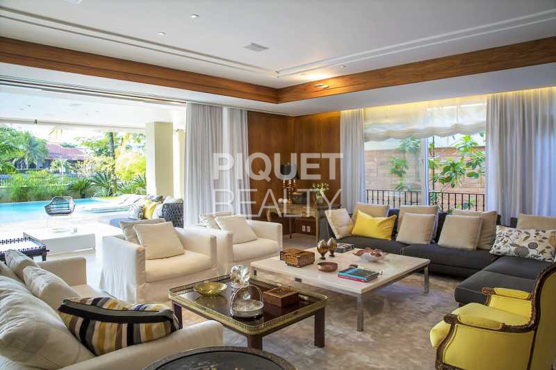 Conheça LIVING ROOM do imóvel - Casa em Condomínio 6 quartos à venda Rio de Janeiro,RJ - R$ 24.499.000 - 00044CA - 16 LIVING ROOM - 16